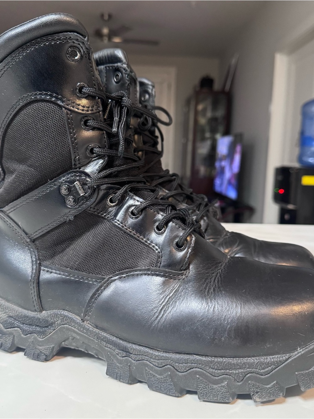 ROCKY ALPHA FORCE ZIPPER WATERPROOF PUBLIC SERVICE BOOTS 6173 Men’s Size 10
